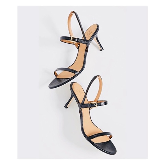Tory Burch Penelope 65mm Slingback Sandals In Perfect Black NEW - Picture 1 of 9